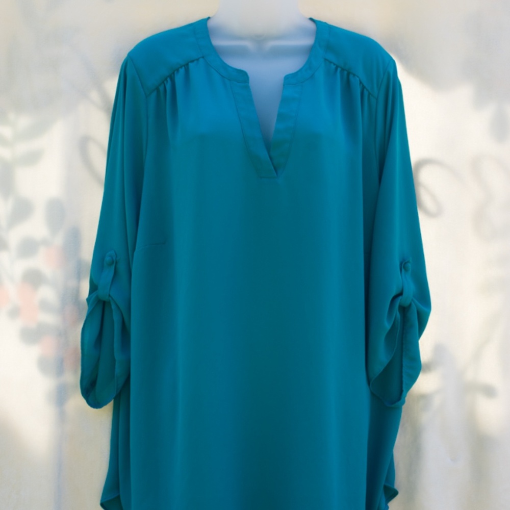 Teal Blouse